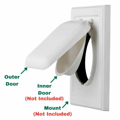 Outer Door with Magnet Wide Mount Replacement